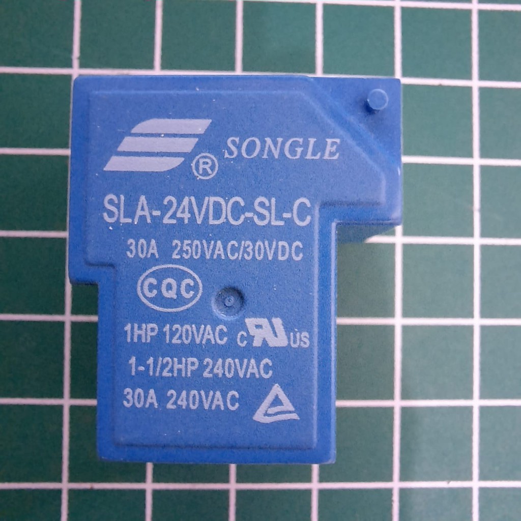 [REL-9003] RELAY KODOK 30A 24V SLA-24VCD-SL-C SONGLE RELAY 6 KAKI