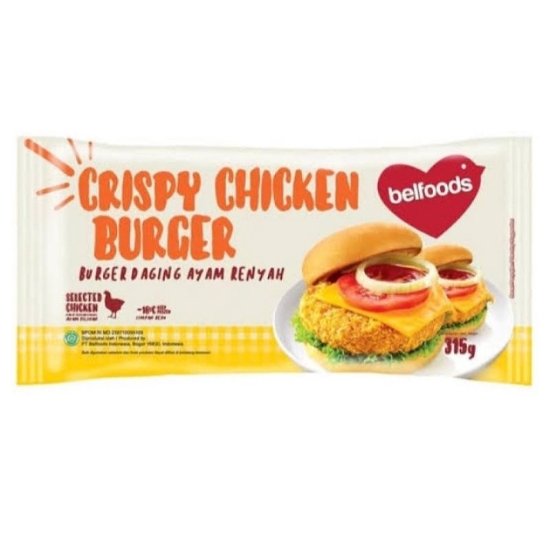 

Belfoods crispy chicken burger 315gr