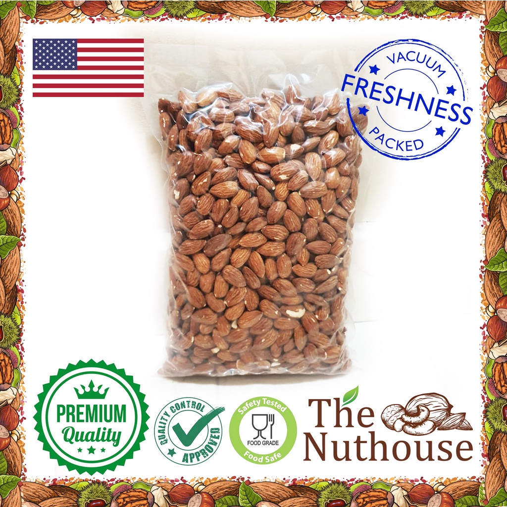 1kg Almond Whole Premium Roasted NPX 27/30