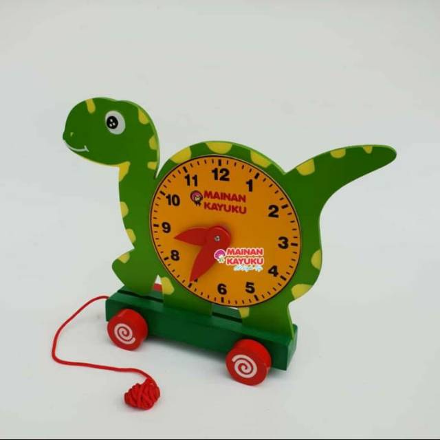Edutoys - Mainan Edukasi Jam dino / APE