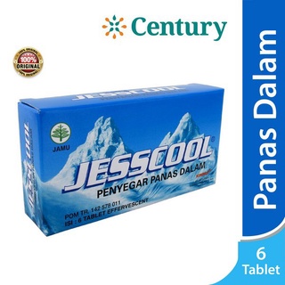 Jual Jesscool Penyegar Panas Dalam 6 tablet effervescent / Panas Dalam ...
