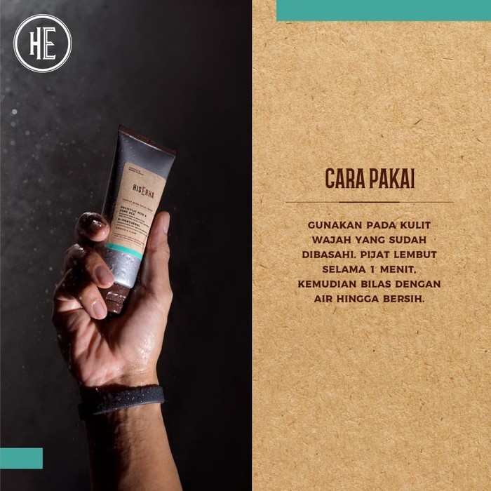 HIS ERHA Gentle Acne Facial Wash - Sabun Jerawat Pria