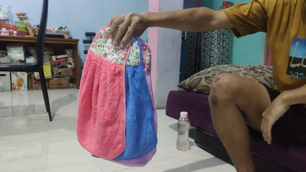 Lap Tangan / Handuk Tangan Microfiber Model Gantung