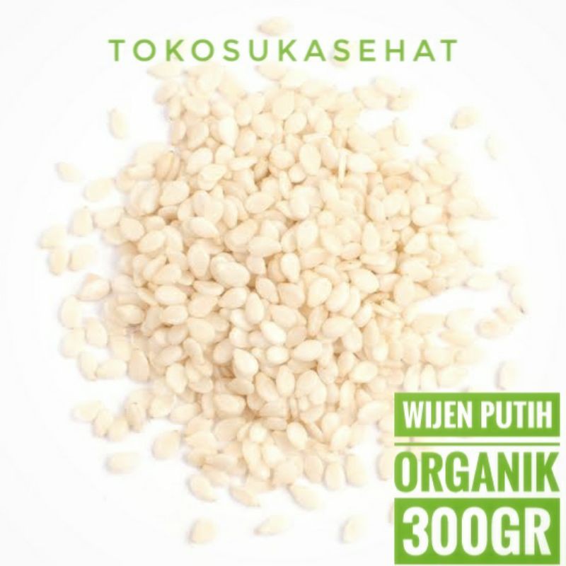 

Biji Wijen Putih Organik -300gr ( Sesame Seeds Organic ) Tokosukasehat