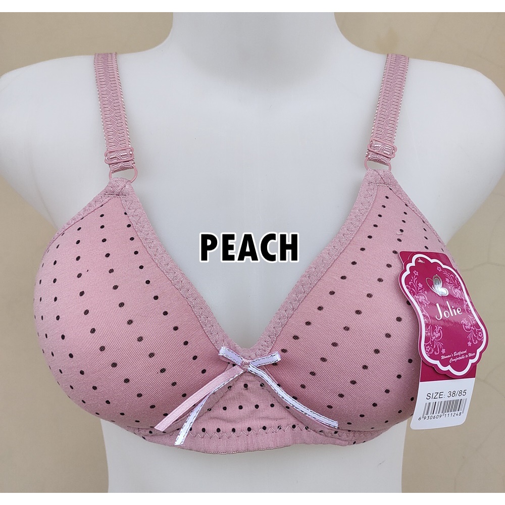 BH Jolie Dot Uk 34-38 / BH Jolie Love Non Kawat / BH Cup A Kecil