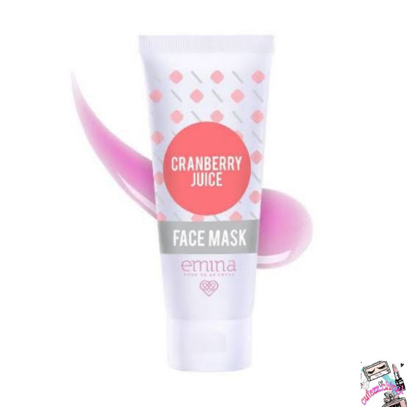 ☃Cutezz_Ching1☃Emina Cranberry Juice Face Mask 60ml