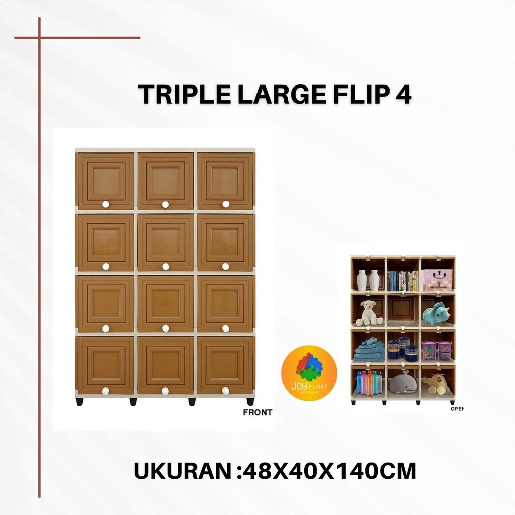 Lemari plastik club / laci flip / laci serbaguna