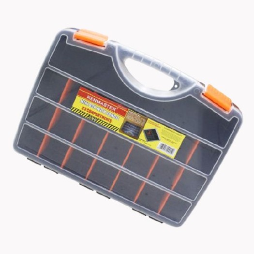 Plastik Mini Box 23 Compratment - Kenmaster Mini Tool Box 23 slot - Tempat Penyimpanan