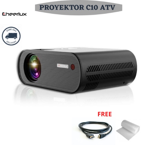 CHEERLUX INDONESIA | CHEERLUX C10 TV TUNER | PROYEKTOR TV TUNER C10 2600 LUMENS | C10 ATV