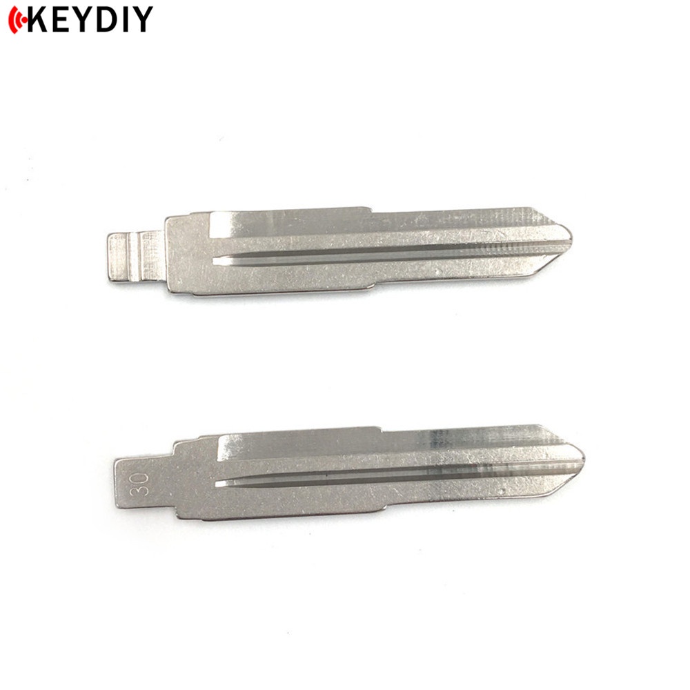 10pcs / lot Kunci Remote KD Kosong Bahan Metal Model Flip 30# Vvdi / JMD Untuk Zhonghua Junjie Zunchi Kubao SGMW