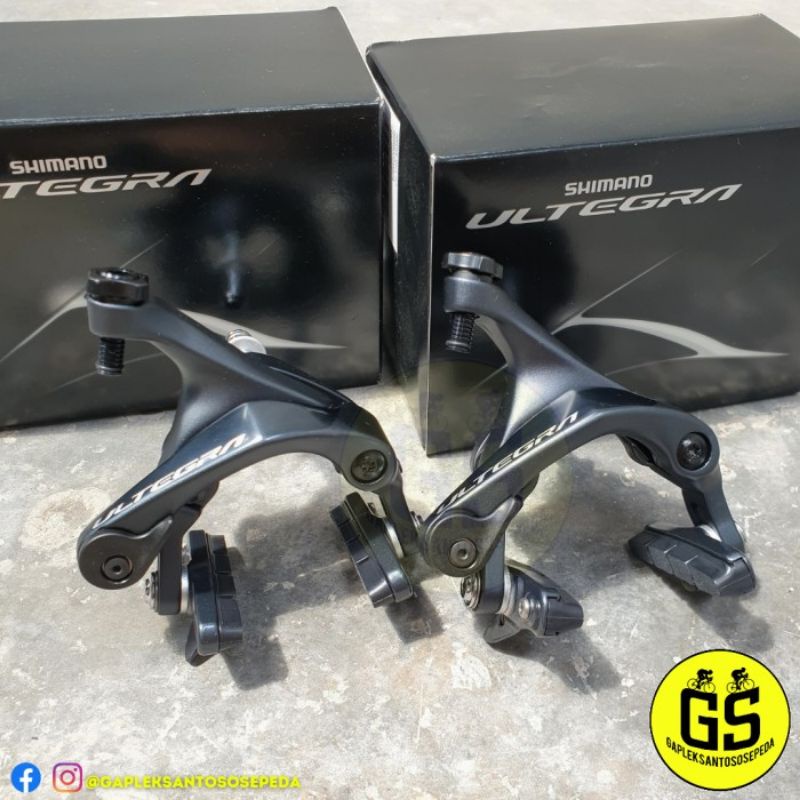 U Brake Shimano Ultegra R8000 BR-8000 Caliper Ubrake Sepasang