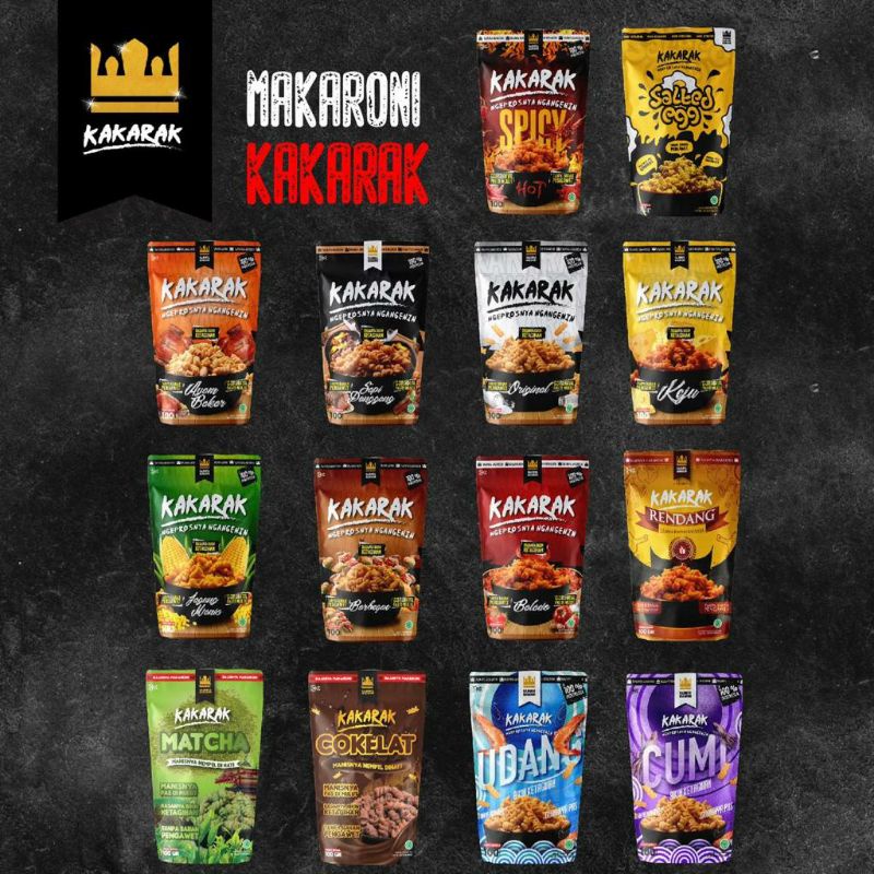 

Kakarak Makaroni, Variasi manis