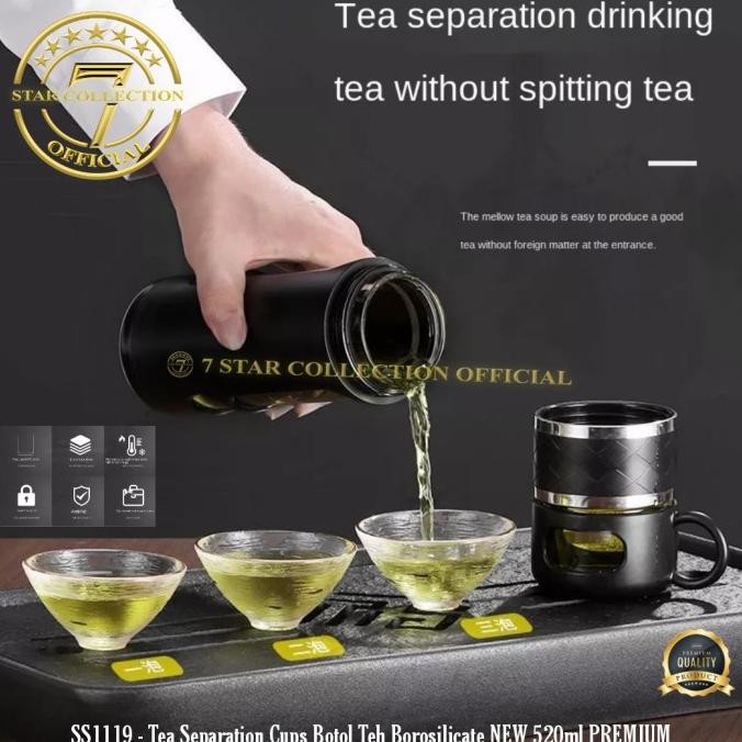 

Jual Ss1119 - Tea Separation Cups Botol Teh Double Layer New 520Ml Premium - 520 Ml Teh