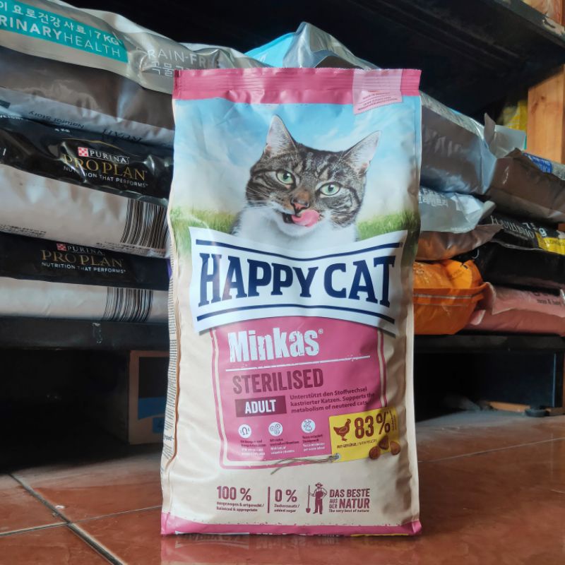 Happy Cat Minkas Sterilised 1,5kg - Makanan Kucing Steril