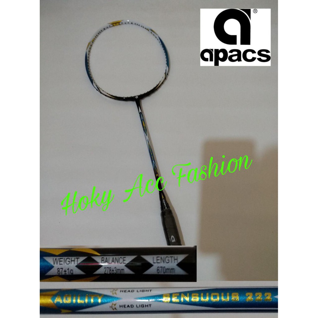 RAKET BADMINTON APACS AGILITY SENSUOUS 222 ORIGINAL