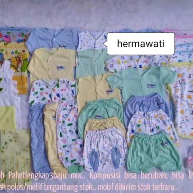 Baju bayi set lengkap newborn