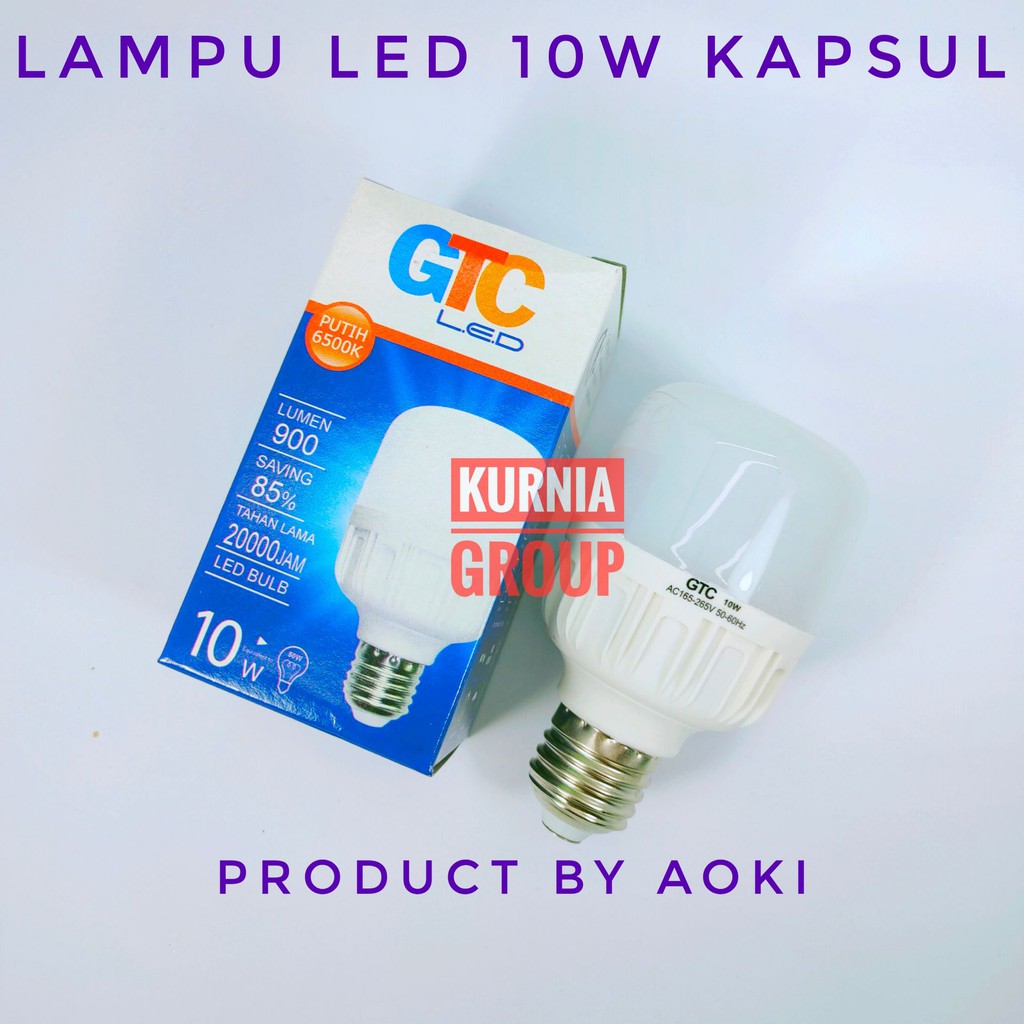 TERMURAH !! LAMPU LED 10W KAPSUL PUTIH TERANG BOHLAM LED 10 WATT 10WATT HARGA GROSIR