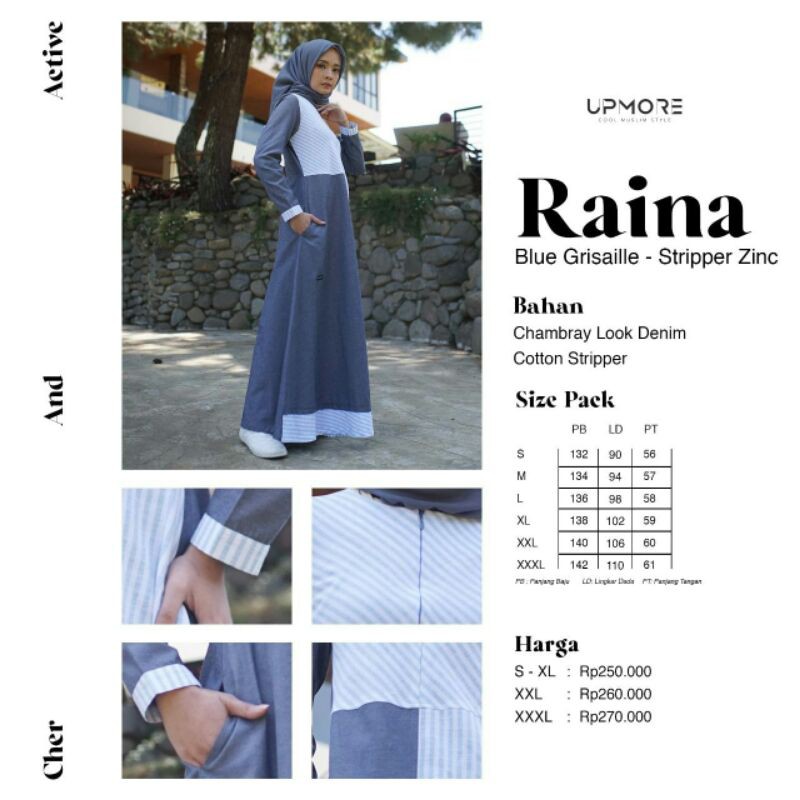 Gamis Dewasa Upmore Raina