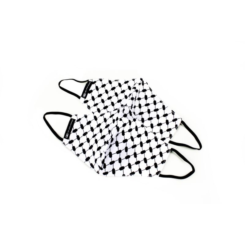 Masker Kain Motif - Keffiyeh Palestina