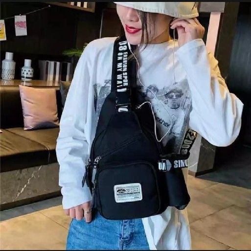 Tas Selempang Pria Waist Bag Adam