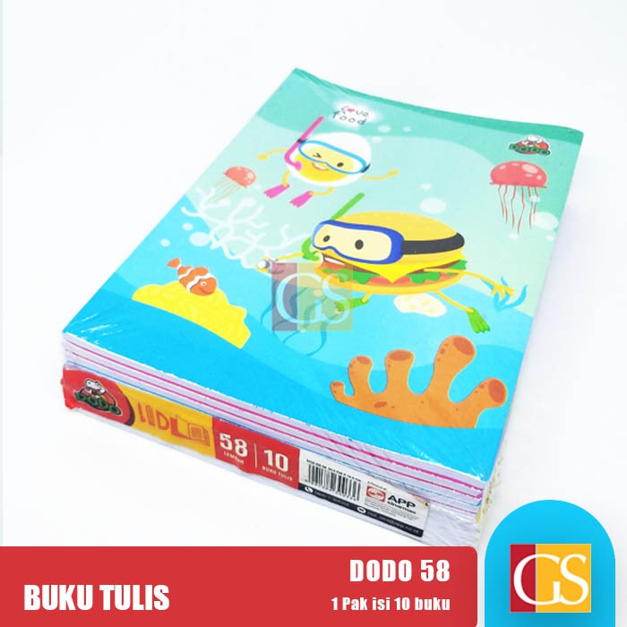 

BUKU TULIS DODO 58 LEMBAR