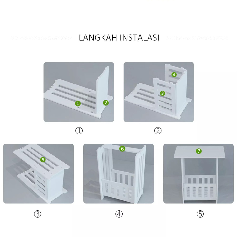 Meja Sudut Meja Kopi Meja Majalah Meja Samping Ranjang Meja kotak kecil Square Multifunction