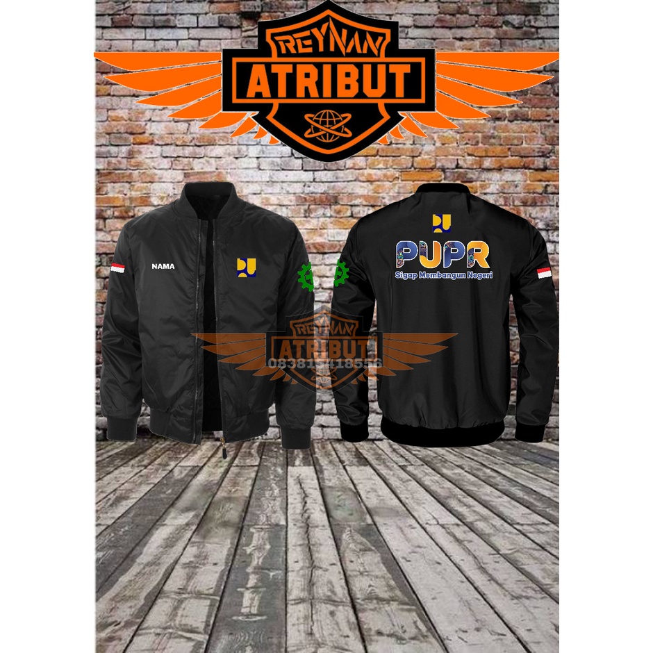 jaket bomber pupr/ jaket pupr/ pupr jaket