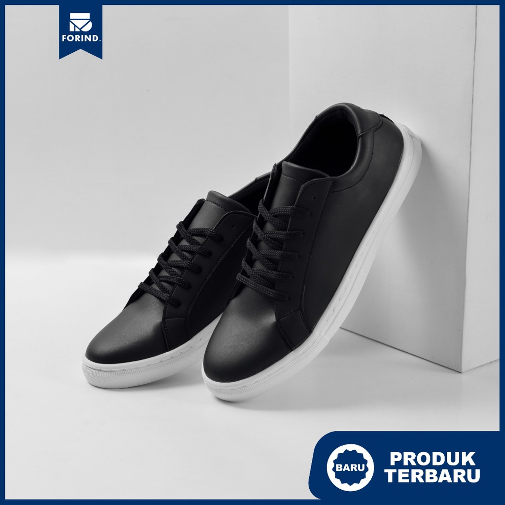 Victor Black | Sepatu Sneakers Pria Hitam Original Casual Polos Cowok Original Footwear | ARF FORIND