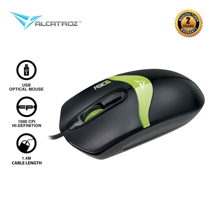 Alcatroz Mouse Wired Asic 6 - Garansi 2 Tahun