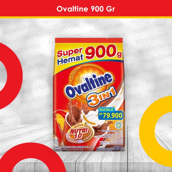 

Ovaltine Susu Bubuk Coklat 900 Gr