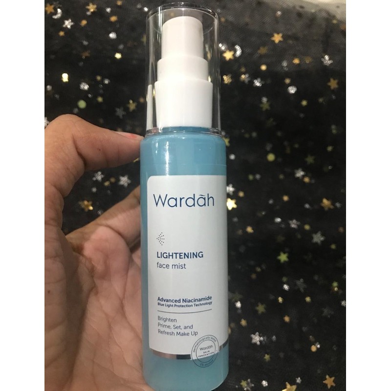 `ღ´ PHINKL `ღ´ ᘺᗩᖇᕲᗩᕼ Wardah Lightening Face mist Biru setting spray