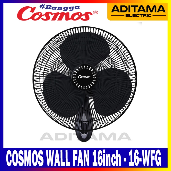 COSMOS KIPAS ANGIN DINDING 16inch 16-WFG/ WALL FAN COSMOS 16inch 16WFG