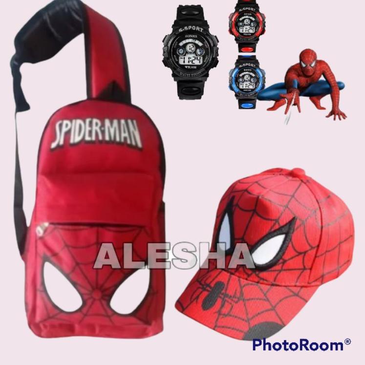 Harga Murah.. Waistbag/Tas Selempang Anak Laki-Laki Karakter FF Super Hero Murah