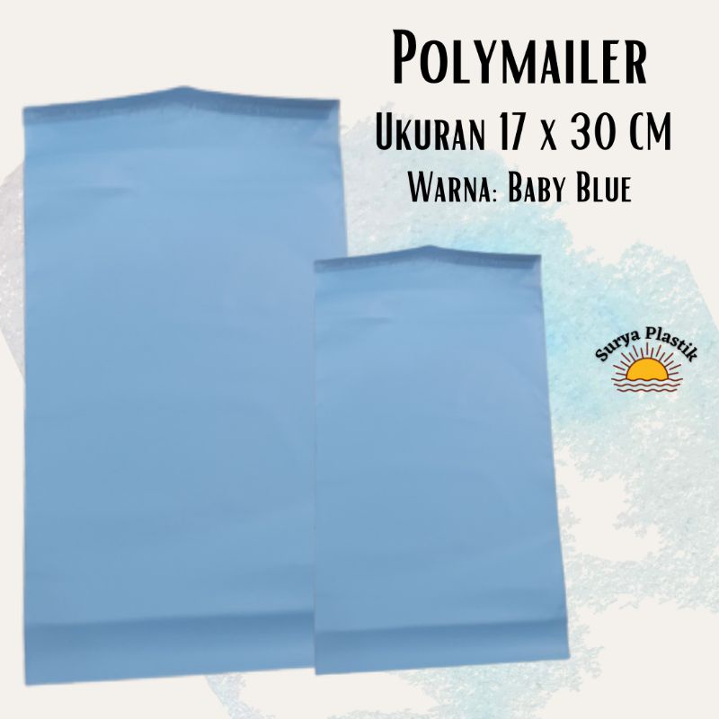 

Plastik Packing Online Shop Amplop Polymailer Baby Blue