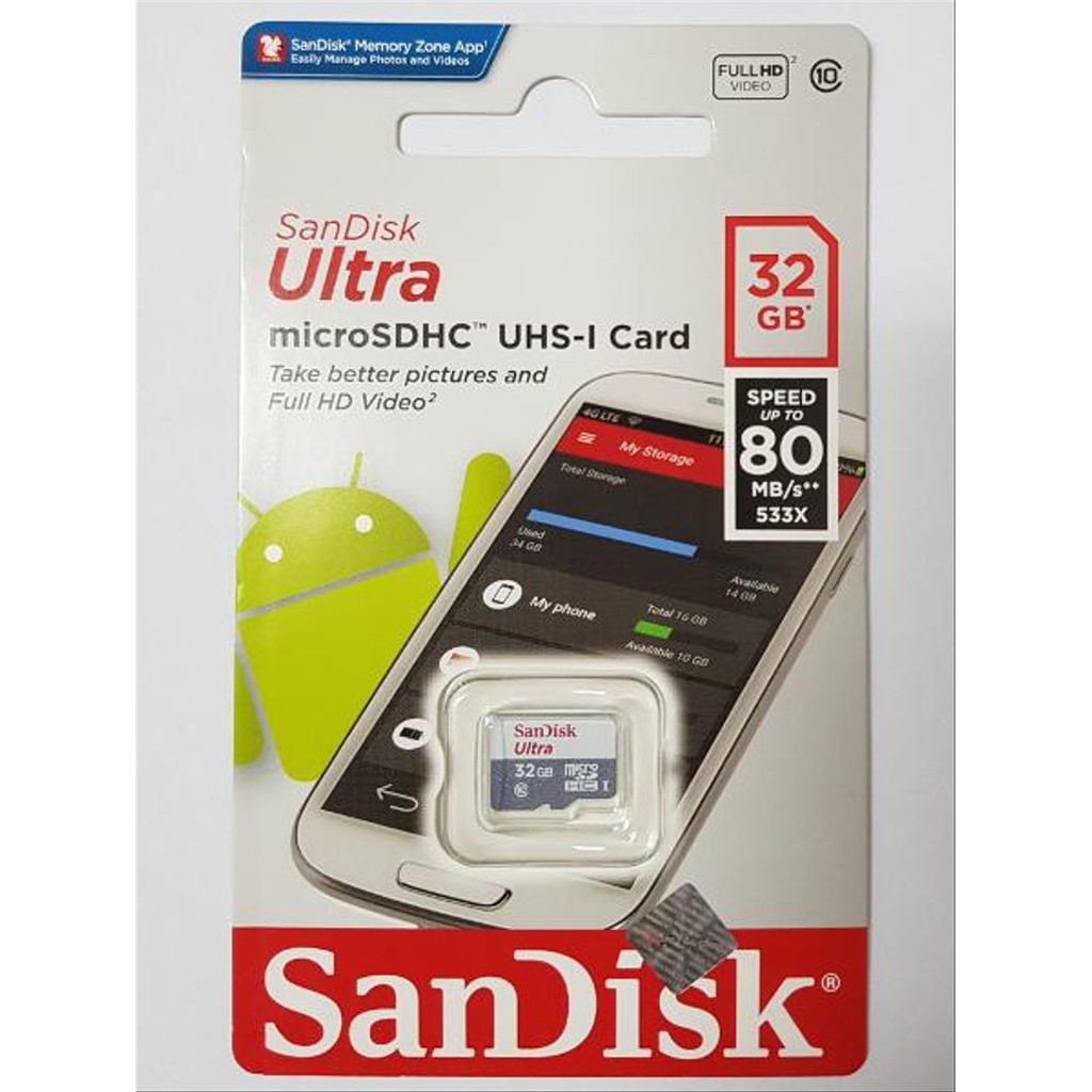Sandisk microSD HC 32 GB original