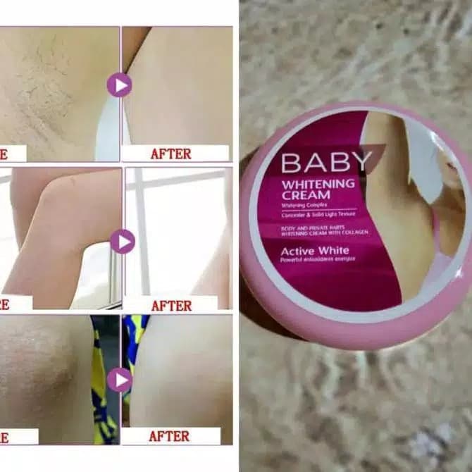 [100% Ampuh] Pemutih Ketiak BABY WHITENING Cream Pemutih Shinkurim Ori - Ketiak Putih Bersih dalam Seminggu Ampuh - Pemutih Leher dan Area Kewanitaan