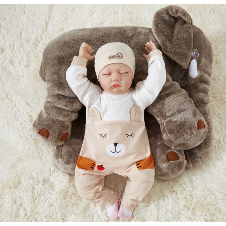 Baju Jumper Panjang Anak Bayi Baby Laki-laki perempuan New Born - 3 Tahun Karakter Lucu-Bear Choco
