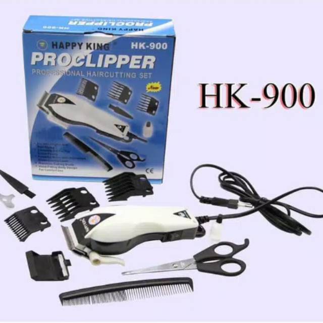 Happy King Proclipper HK-900 Hair Trimmer // Alat Cukur Rambut Hk900 // Dus Biru