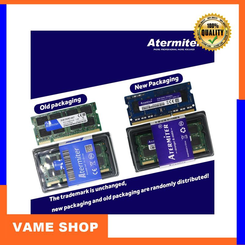 Terlaris 1GB 2GB 4GB 8GB 2G 4G PC2 PC3 DDR2 DDR3 667Mhz 800Mhz 1333hz 1600Mhz 5300S 6400 8500 10600