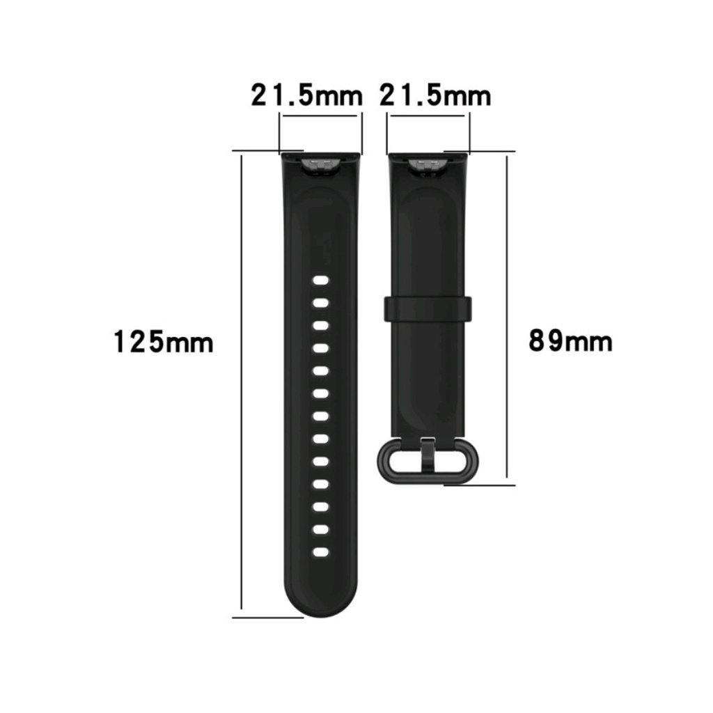 Strap Silicone Xiaomi Mi watch lite Redmi Watch 2 Lite tali jam Sport rubber