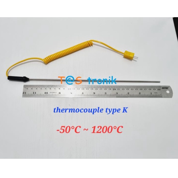 Thermocouple type K 300mm 30cm probe thermocouple -50C 1200C digital