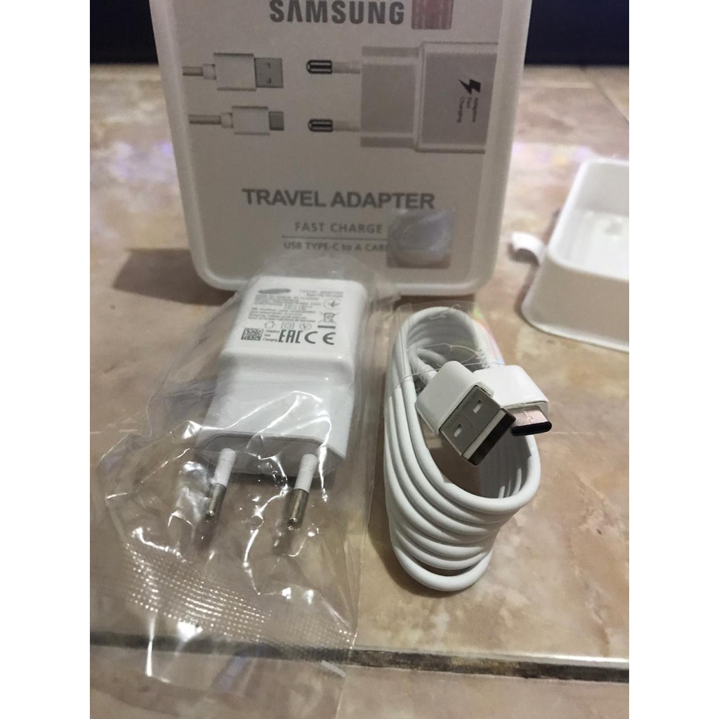 ORI Fast Charging Samsung A20 Charger Original Type C Hp S8 2017 A30 A50 M20 Galaxy Note 8 A3 A5 A7