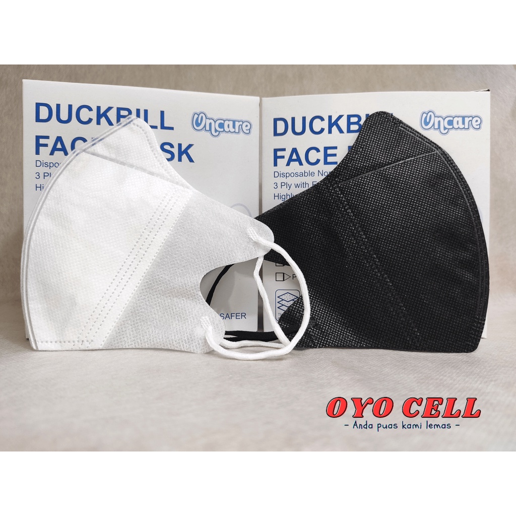 Masker duckbill garis hidung satuan