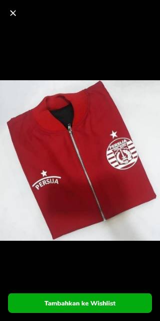 JAKET BOLA BOMBER PERSIJA JAKMANIA PARASUT