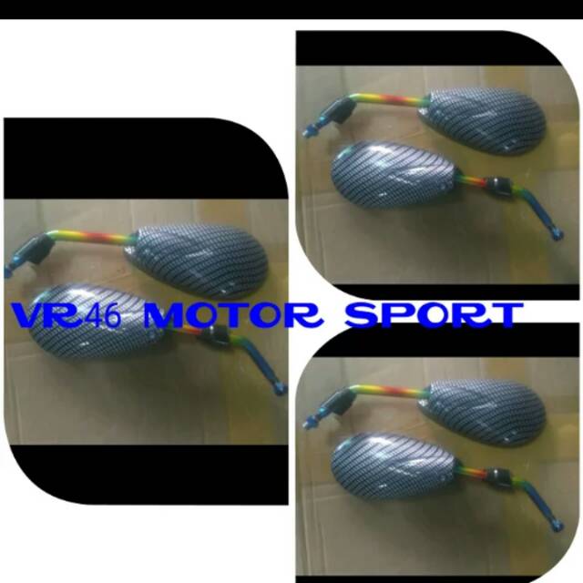 Spion Satria Fu carbon karbon gagang pelangi