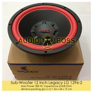 Subwoofer Legacy 12 inch LG1296 2   300 Watt             Subwoofer 12 inch Legacy  LG 1296   300W