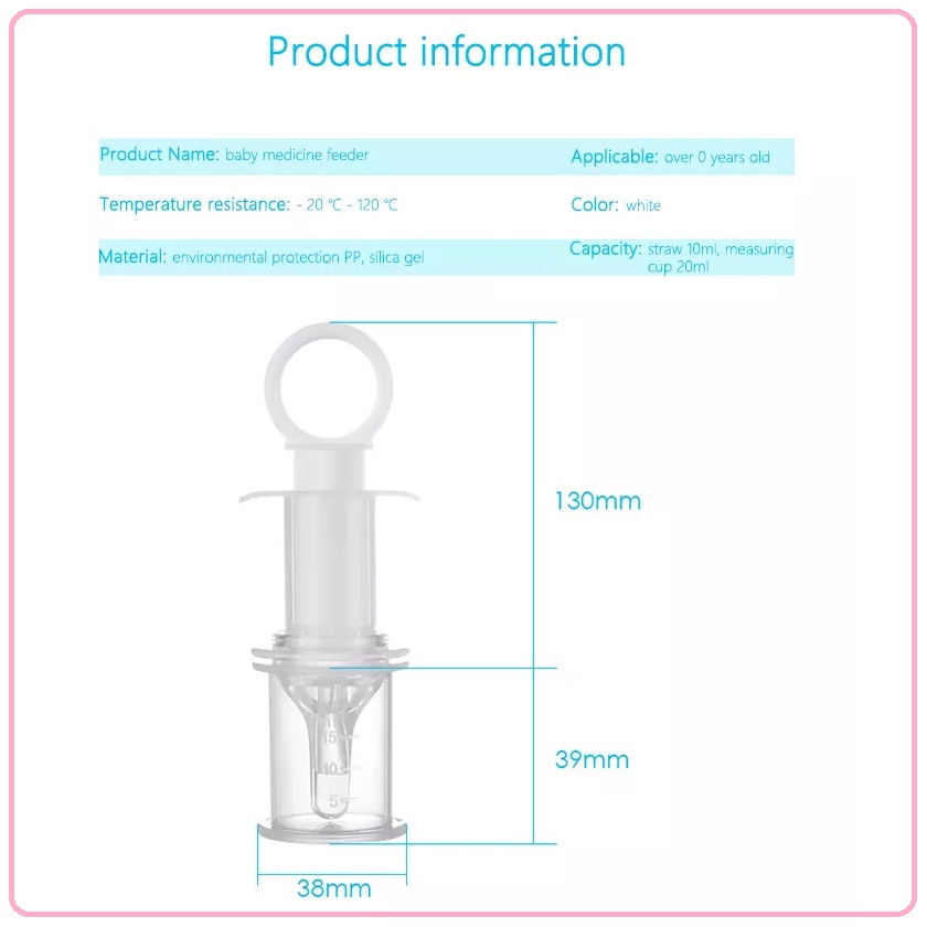 Kinmade Spot On | Oral Feeding Syringe | Pipet Susu &amp; Obat