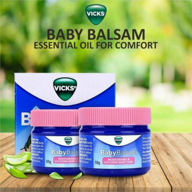 VICKS BABY BALSAM READY BANDUNG BALSAM BABY batuk obat bayi 50GR IMPORT ORIGINAL BALSAM balsem bayi