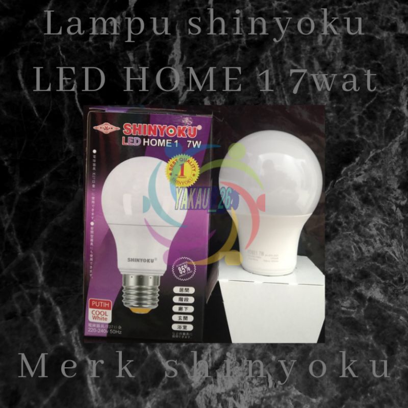 LAMPU SHINYOKU LED HOME 1 7WATT