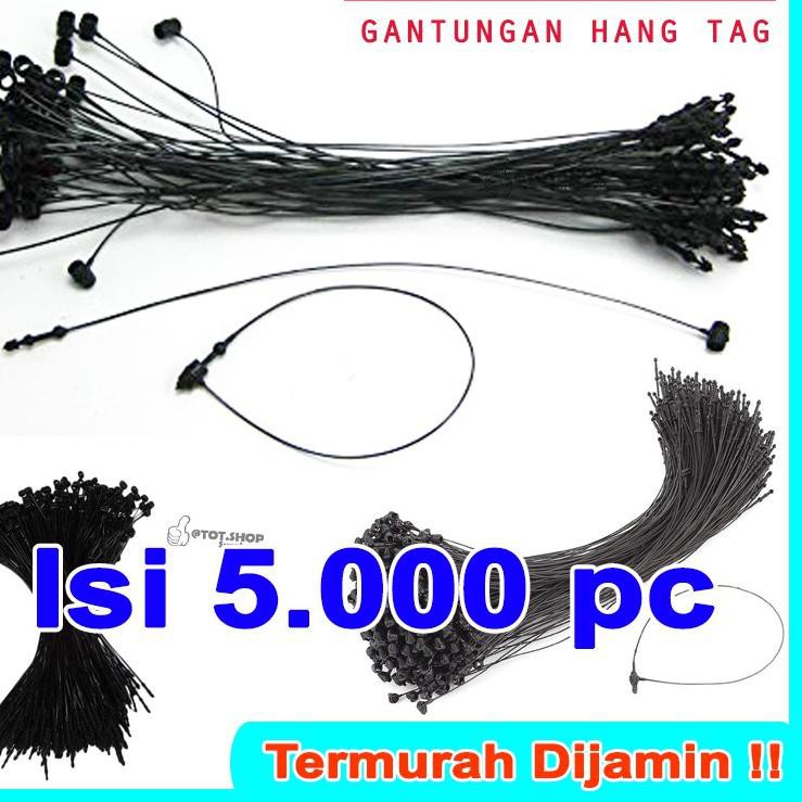 

READY STOK ! 1 Dos isi 5000pcs LOOP PIN / HANG TAG PLASTIK LOCK STRING PIN (uk 3, 4, 5 Inch) Tali H